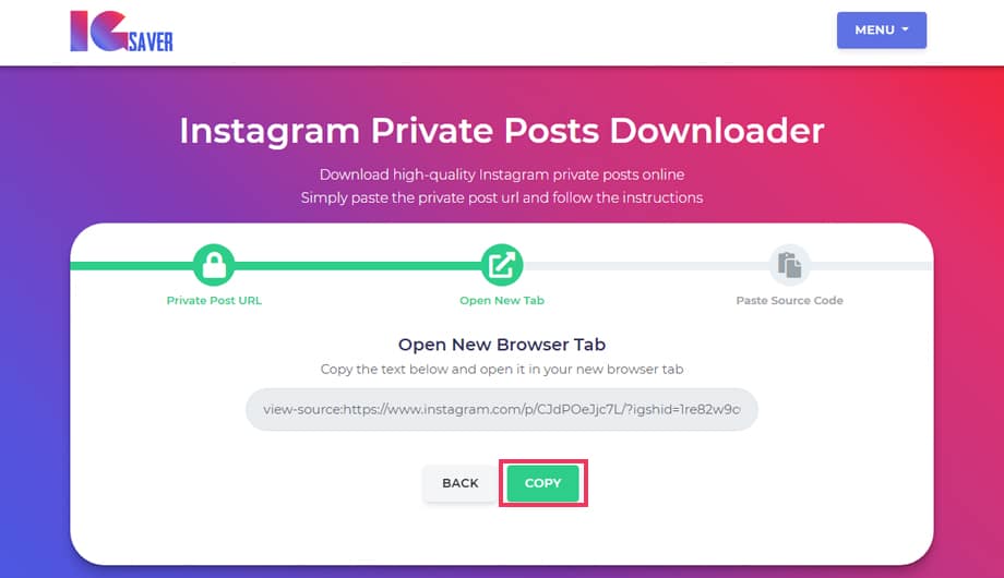 Image Titled Download Private Instagram Post On PC Step Three
