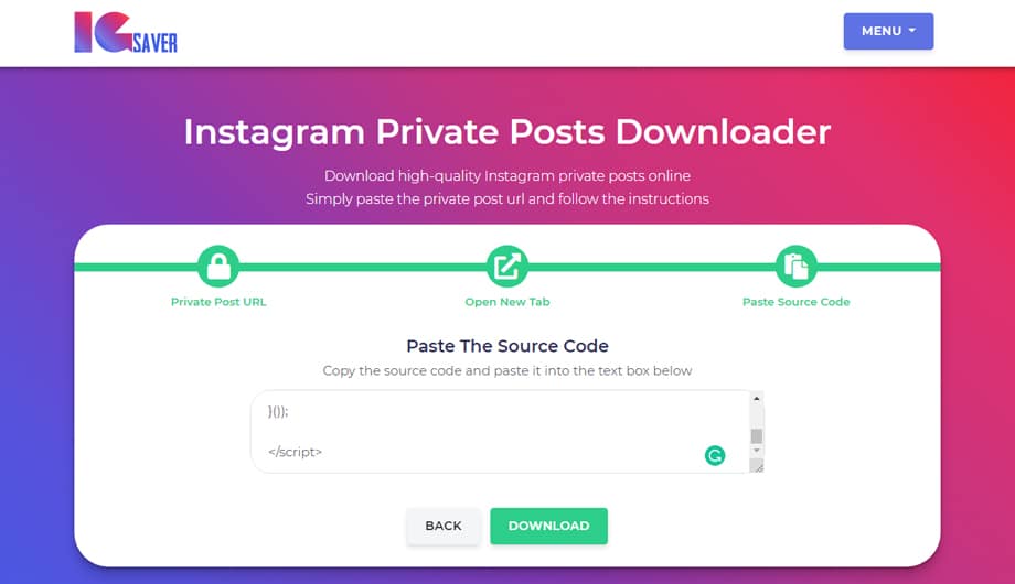 Instagram Private Post Downloader Igsaver